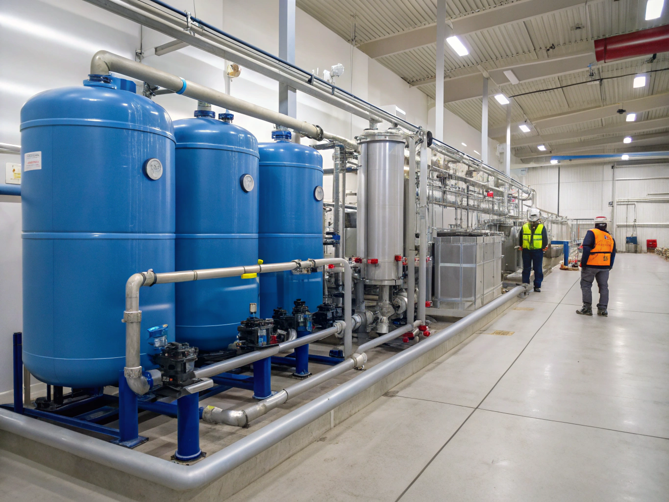 Water treatment facility at the mill