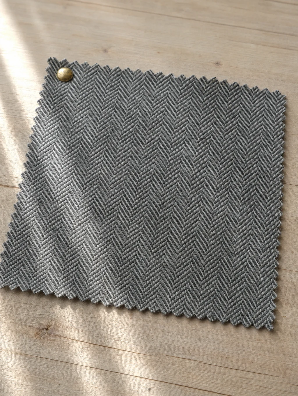 Gabardine fabric roll showing diagonal twill weave